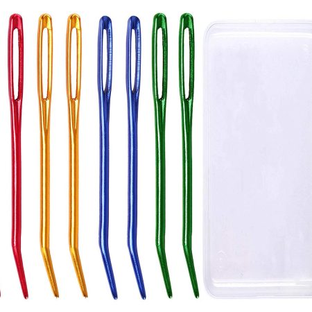 CUTEDIY Yarn Needles Darning Tapestry Large Sewing Big Eye Weaving Crochet Wool Blunt Needles