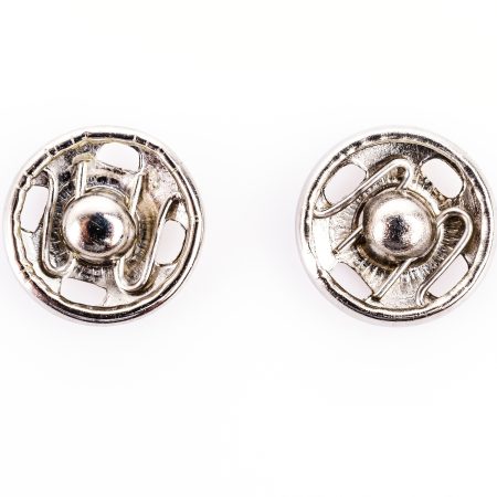 CUTEDIY 10 Sets Stud Buttons Metal Sew-on Snap Buttons Press Studs Buttons